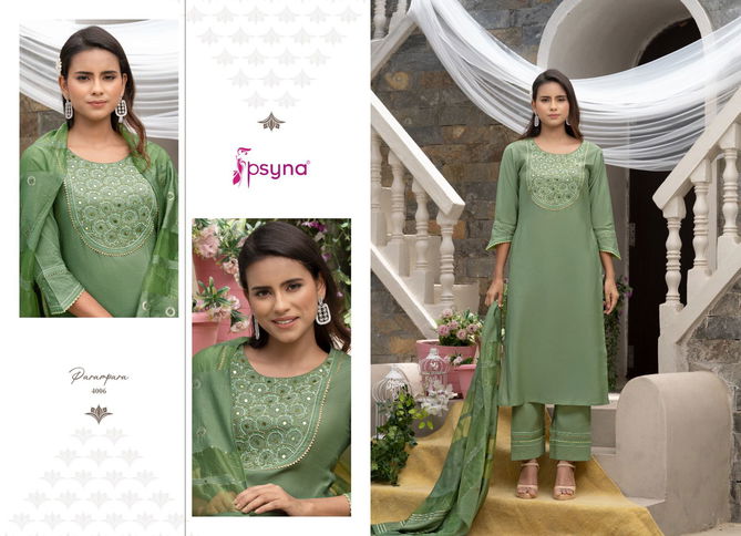 Parampara Vol 4 By Psyna Readymade Salwar Suits Catalog